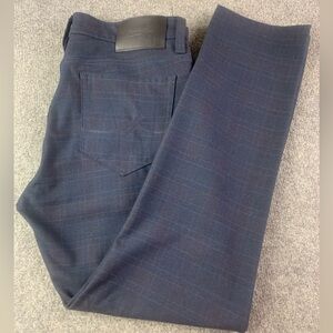 34 Heritage Cool Mid Rise Tapered Mens Polyester Blend Pants Size 33x31 Blue